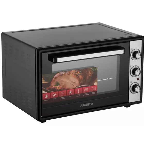 ელექტრო ღუმელი Ardesto MEO-F60CB, 2000W, 60L, Electric Oven, Black, 5 image - TechMall.geელექტრო ღუმელი Ardesto MEO-F60CB, 2000W, 60L, Electric Oven, Black, 5 image - TechMall.ge ,ელექტრო ღუმელი Ardesto MEO-F60CB, 2000W, 60L, Electric Oven, Black, 5 image - TechMall.ge