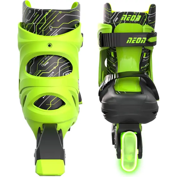 როლიკები Neon Inline SKATES (SIZE 12-2) Green, 2 image - TechMall.geროლიკები Neon Inline SKATES (SIZE 12-2) Green, 2 image - TechMall.ge ,როლიკები Neon Inline SKATES (SIZE 12-2) Green, 2 image - TechMall.ge