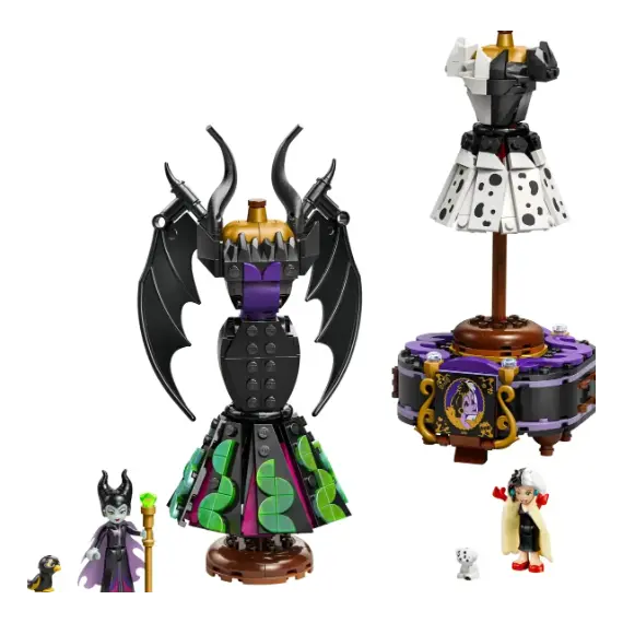 ლეგო LEGO Constructor Disney Classic Maleficent's and Cruella De Vil's Dresses, 2 image - TechMall.geლეგო LEGO Constructor Disney Classic Maleficent's and Cruella De Vil's Dresses, 2 image - TechMall.ge ,ლეგო LEGO Constructor Disney Classic Maleficent's and Cruella De Vil's Dresses, 2 image - TechMall.ge