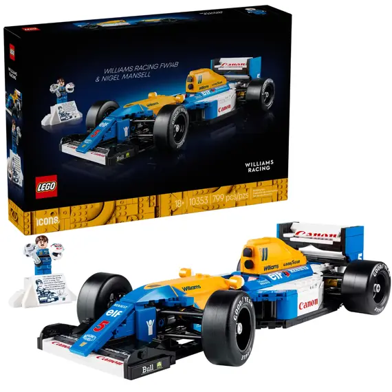 ლეგო LEGO Constructor Icons Williams Racing FW14B & Nigel Mansell - TechMall.geლეგო LEGO Constructor Icons Williams Racing FW14B & Nigel Mansell - TechMall.ge ,ლეგო LEGO Constructor Icons Williams Racing FW14B & Nigel Mansell - TechMall.ge