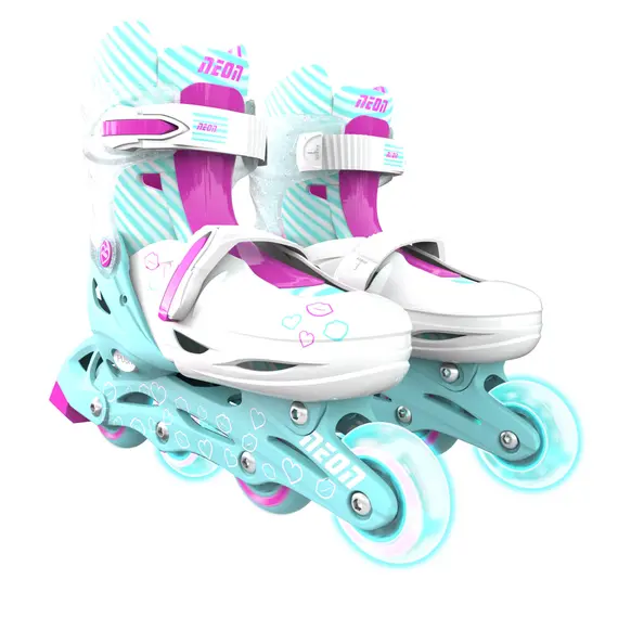 როლიკები NEON INLINE SKATES (SIZE 3-6) - NT08 (Teal Pink) - TechMall.geროლიკები NEON INLINE SKATES (SIZE 3-6) - NT08 (Teal Pink) - TechMall.ge ,როლიკები NEON INLINE SKATES (SIZE 3-6) - NT08 (Teal Pink) - TechMall.ge