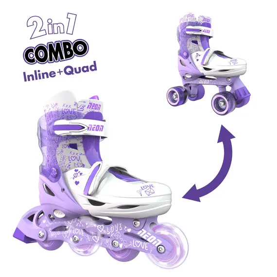 როლიკები Neon COMBO SKATES (SIZE 3-6) - NT10 (Purple), 6 image - TechMall.geროლიკები Neon COMBO SKATES (SIZE 3-6) - NT10 (Purple), 6 image - TechMall.ge ,როლიკები Neon COMBO SKATES (SIZE 3-6) - NT10 (Purple), 6 image - TechMall.ge