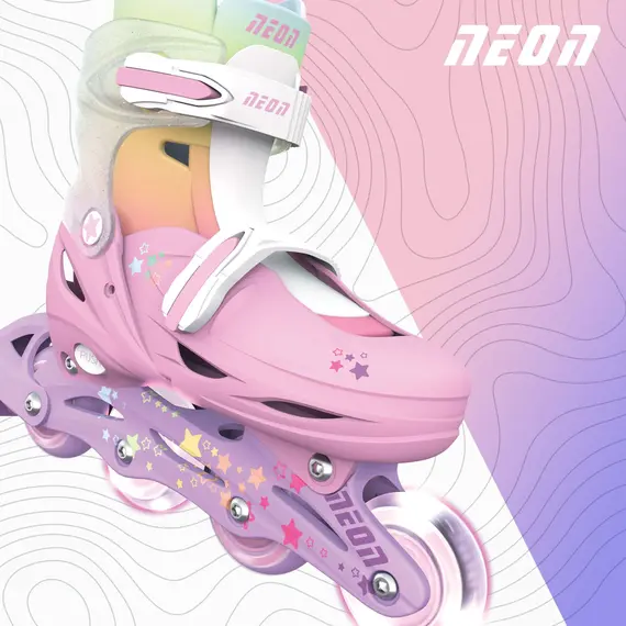 როლიკები Neon Scates Combo, size 34-37, rainbow, 7 image - TechMall.geროლიკები Neon Scates Combo, size 34-37, rainbow, 7 image - TechMall.ge ,როლიკები Neon Scates Combo, size 34-37, rainbow, 7 image - TechMall.ge
