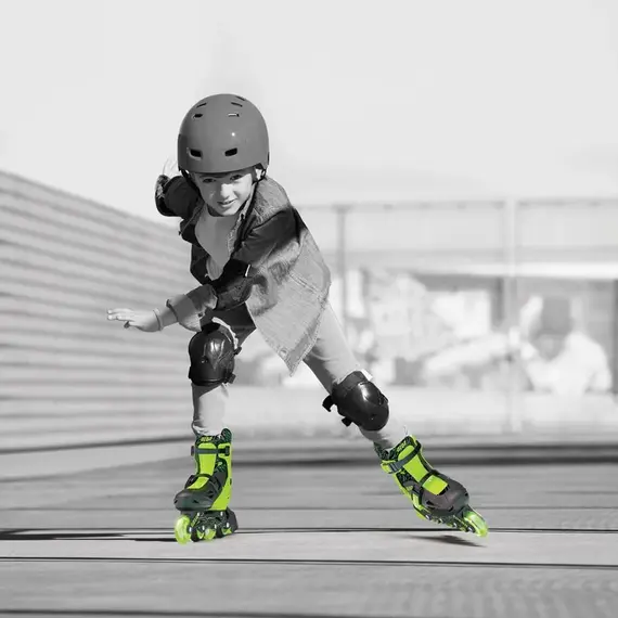 როლიკები Neon COMBO SKATES (SIZE 3-6) Green, 3 image - TechMall.geროლიკები Neon COMBO SKATES (SIZE 3-6) Green, 3 image - TechMall.ge ,როლიკები Neon COMBO SKATES (SIZE 3-6) Green, 3 image - TechMall.ge