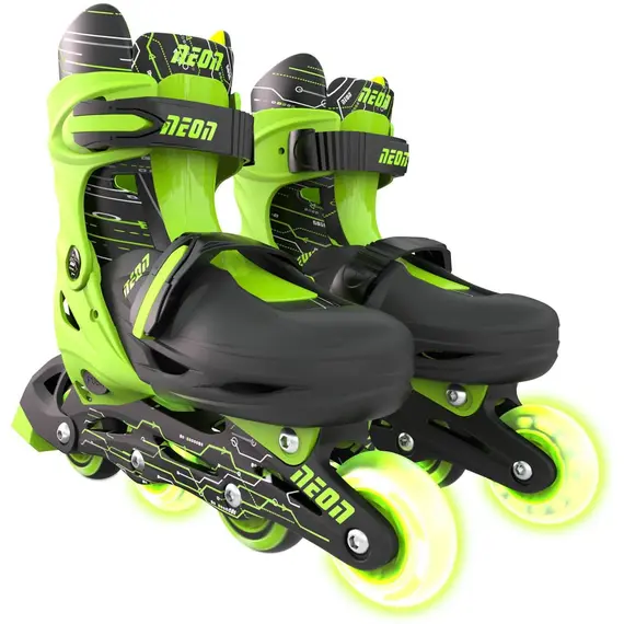 როლიკები Neon Inline SKATES (SIZE 12-2) Green, 3 image - TechMall.geროლიკები Neon Inline SKATES (SIZE 12-2) Green, 3 image - TechMall.ge ,როლიკები Neon Inline SKATES (SIZE 12-2) Green, 3 image - TechMall.ge