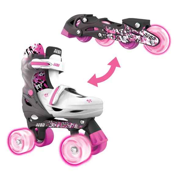 როლიკები Neon COMBO CYBER SKATES (12-2/30-33) - NT30 (Pink), 2 image - TechMall.geროლიკები Neon COMBO CYBER SKATES (12-2/30-33) - NT30 (Pink), 2 image - TechMall.ge ,როლიკები Neon COMBO CYBER SKATES (12-2/30-33) - NT30 (Pink), 2 image - TechMall.ge