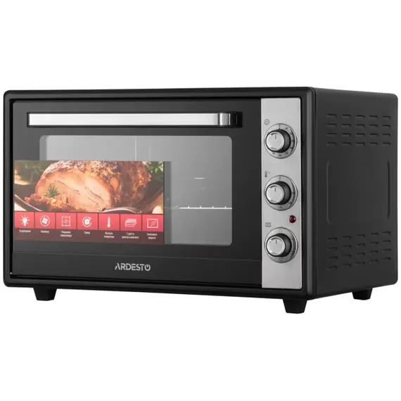 ელექტრო ღუმელი Ardesto MEO-F60CB, 2000W, 60L, Electric Oven, Black - TechMall.geელექტრო ღუმელი Ardesto MEO-F60CB, 2000W, 60L, Electric Oven, Black - TechMall.ge ,ელექტრო ღუმელი Ardesto MEO-F60CB, 2000W, 60L, Electric Oven, Black - TechMall.ge