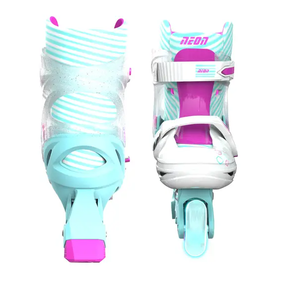 როლიკები NEON INLINE SKATES (SIZE 3-6) - NT08 (Teal Pink), 4 image - TechMall.geროლიკები NEON INLINE SKATES (SIZE 3-6) - NT08 (Teal Pink), 4 image - TechMall.ge ,როლიკები NEON INLINE SKATES (SIZE 3-6) - NT08 (Teal Pink), 4 image - TechMall.ge