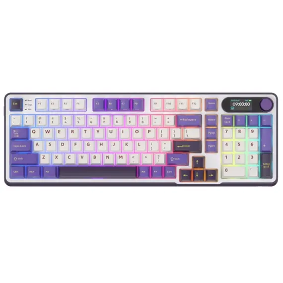 კლავიატურა Royal Kludge RK S98 RGB Mechanical Keyboard, Chartreuse switch, Smart Display, Hot Swappable, Type-C wired, Bluetooth 5.0, 2.4GHz, Blackber - TechMall.geკლავიატურა Royal Kludge RK S98 RGB Mechanical Keyboard, Chartreuse switch, Smart Display, Hot Swappable, Type-C wired, Bluetooth 5.0, 2.4GHz, Blackber - TechMall.ge ,კლავიატურა Royal Kludge RK S98 RGB Mechanical Keyboard, Chartreuse switch, Smart Display, Hot Swappable, Type-C wired, Bluetooth 5.0, 2.4GHz, Blackber - TechMall.ge