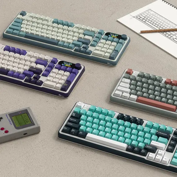 კლავიატურა Royal Kludge RK S98 RGB Mechanical Keyboard, Chartreuse switch, Smart Display, Hot Swappable, Type-C wired, Bluetooth 5.0, 2.4GHz, Camping, 4 image - TechMall.geკლავიატურა Royal Kludge RK S98 RGB Mechanical Keyboard, Chartreuse switch, Smart Display, Hot Swappable, Type-C wired, Bluetooth 5.0, 2.4GHz, Camping, 4 image - TechMall.ge ,კლავიატურა Royal Kludge RK S98 RGB Mechanical Keyboard, Chartreuse switch, Smart Display, Hot Swappable, Type-C wired, Bluetooth 5.0, 2.4GHz, Camping, 4 image - TechMall.ge