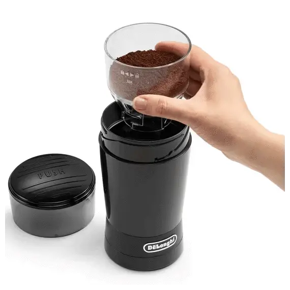 ყავის საფქვავი Delonghi KG200 BLACK, 2 image - TechMall.geყავის საფქვავი Delonghi KG200 BLACK, 2 image - TechMall.ge ,ყავის საფქვავი Delonghi KG200 BLACK, 2 image - TechMall.ge