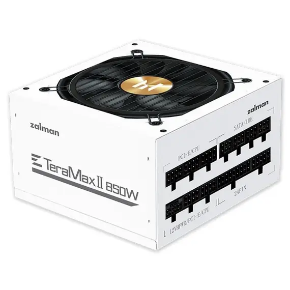 კვების ბლოკი Zalman PSU Teramax 2 WH  (850W), >90%, 80+ Gold, 120mm, 1xMB 28pin (18+10), 2xCPU 8pin(4+4), 3xMolex, 12xSATA, 4xPCIe 8pin(6+2), 1x12VHPWR, Fully Modular, 2 image - TechMall.geკვების ბლოკი Zalman PSU Teramax 2 WH  (850W), >90%, 80+ Gold, 120mm, 1xMB 28pin (18+10), 2xCPU 8pin(4+4), 3xMolex, 12xSATA, 4xPCIe 8pin(6+2), 1x12VHPWR, Fully Modular, 2 image - TechMall.ge ,კვების ბლოკი Zalman PSU Teramax 2 WH  (850W), >90%, 80+ Gold, 120mm, 1xMB 28pin (18+10), 2xCPU 8pin(4+4), 3xMolex, 12xSATA, 4xPCIe 8pin(6+2), 1x12VHPWR, Fully Modular, 2 image - TechMall.ge