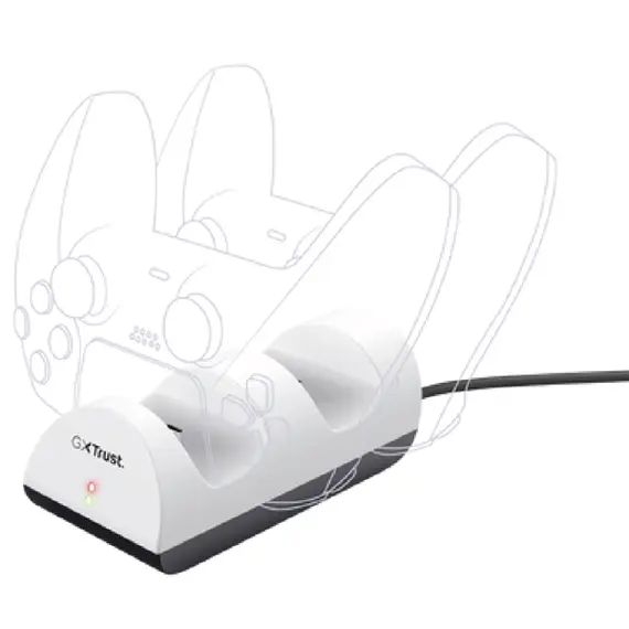 ჯოისტიკის დამტენი Trust GXT254, USB-C, USB, Duo Charging Dock for PS5, White, 4 image - TechMall.geჯოისტიკის დამტენი Trust GXT254, USB-C, USB, Duo Charging Dock for PS5, White, 4 image - TechMall.ge ,ჯოისტიკის დამტენი Trust GXT254, USB-C, USB, Duo Charging Dock for PS5, White, 4 image - TechMall.ge