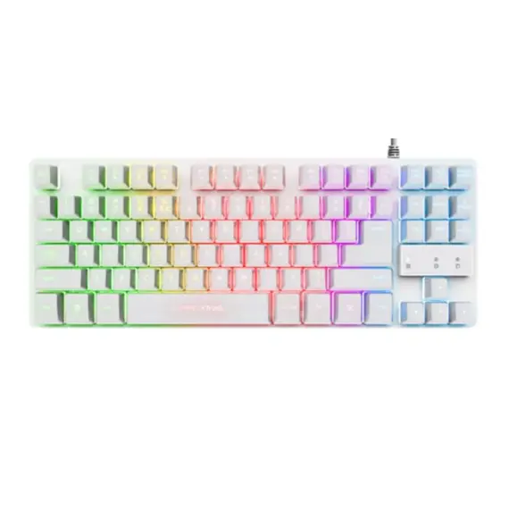 კლავიატურა Trust GXT 833W Thado TKL Illuminated Keyboard White - 24737 - TechMall.geკლავიატურა Trust GXT 833W Thado TKL Illuminated Keyboard White - 24737 - TechMall.ge ,კლავიატურა Trust GXT 833W Thado TKL Illuminated Keyboard White - 24737 - TechMall.ge