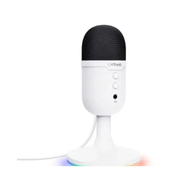 მიკროფონი Trust GXT 234W Yunix USB Gaming Microphone White - 25374, 3 image - TechMall.geმიკროფონი Trust GXT 234W Yunix USB Gaming Microphone White - 25374, 3 image - TechMall.ge ,მიკროფონი Trust GXT 234W Yunix USB Gaming Microphone White - 25374, 3 image - TechMall.ge