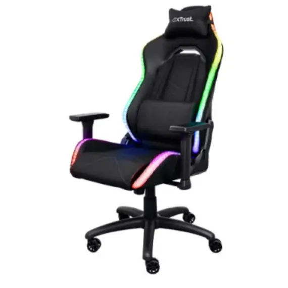 სათამაშო სავარძელი Trust GXT 719 RUYA RGB Gaming Chair Black - 25185, 2 image - TechMall.geსათამაშო სავარძელი Trust GXT 719 RUYA RGB Gaming Chair Black - 25185, 2 image - TechMall.ge ,სათამაშო სავარძელი Trust GXT 719 RUYA RGB Gaming Chair Black - 25185, 2 image - TechMall.ge