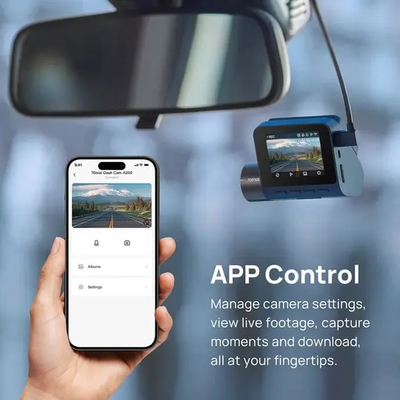 მანქანის ვიდეო რეგისტრატორი 70mai Dash Cam A200, 130°, Car Video Recorder, Black, 8 image - TechMall.geმანქანის ვიდეო რეგისტრატორი 70mai Dash Cam A200, 130°, Car Video Recorder, Black, 8 image - TechMall.ge ,მანქანის ვიდეო რეგისტრატორი 70mai Dash Cam A200, 130°, Car Video Recorder, Black, 8 image - TechMall.ge