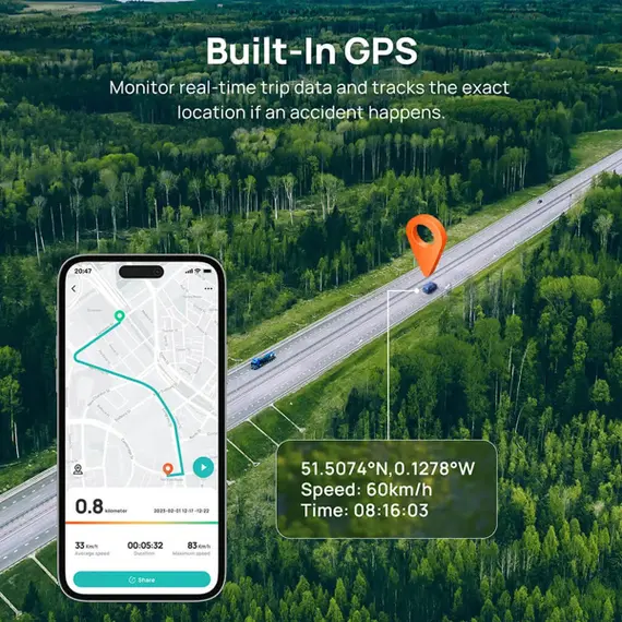 მანქანის ვიდეო რეგისტრატორი 70mai Dash Cam A510, Built in GPS, 140°, Car Video Recorder, Black, 5 image - TechMall.geმანქანის ვიდეო რეგისტრატორი 70mai Dash Cam A510, Built in GPS, 140°, Car Video Recorder, Black, 5 image - TechMall.ge ,მანქანის ვიდეო რეგისტრატორი 70mai Dash Cam A510, Built in GPS, 140°, Car Video Recorder, Black, 5 image - TechMall.ge