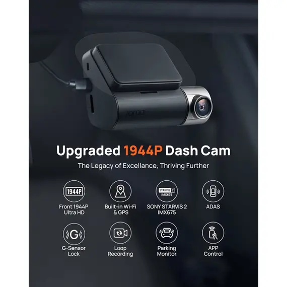 მანქანის ვიდეო რეგისტრატორი 70mai Dash Cam A510-1, Built in GPS, 140°/130°, Car Video Recorder, Black, 7 image - TechMall.geმანქანის ვიდეო რეგისტრატორი 70mai Dash Cam A510-1, Built in GPS, 140°/130°, Car Video Recorder, Black, 7 image - TechMall.ge ,მანქანის ვიდეო რეგისტრატორი 70mai Dash Cam A510-1, Built in GPS, 140°/130°, Car Video Recorder, Black, 7 image - TechMall.ge