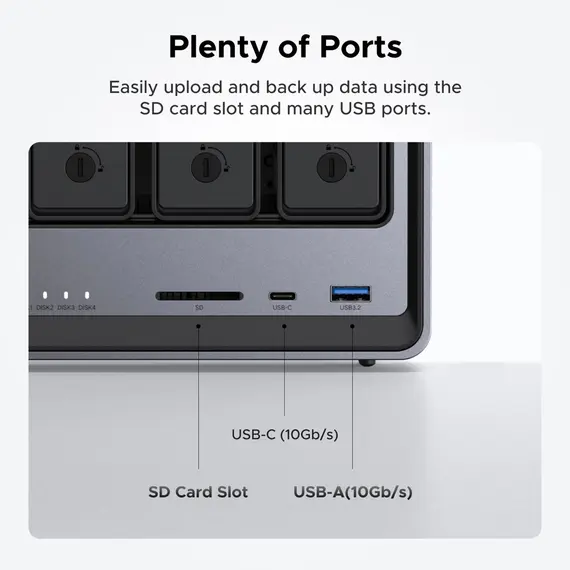 შენახვის სისტემა UGREEN NASync DXP4800 (25372B), Intel N100, 8GB, Diskless, RJ45, USB, Type-C, HDMI, Space Gray, 10 image - TechMall.geშენახვის სისტემა UGREEN NASync DXP4800 (25372B), Intel N100, 8GB, Diskless, RJ45, USB, Type-C, HDMI, Space Gray, 10 image - TechMall.ge ,შენახვის სისტემა UGREEN NASync DXP4800 (25372B), Intel N100, 8GB, Diskless, RJ45, USB, Type-C, HDMI, Space Gray, 10 image - TechMall.ge