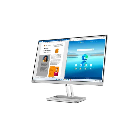 მონიტორი Lenovo 67ACKAC4EU L27e-40, 27", Monitor, FHD, VA, HDMI, VGA, Cloud Grey, 2 image - TechMall.geმონიტორი Lenovo 67ACKAC4EU L27e-40, 27", Monitor, FHD, VA, HDMI, VGA, Cloud Grey, 2 image - TechMall.ge ,მონიტორი Lenovo 67ACKAC4EU L27e-40, 27", Monitor, FHD, VA, HDMI, VGA, Cloud Grey, 2 image - TechMall.ge