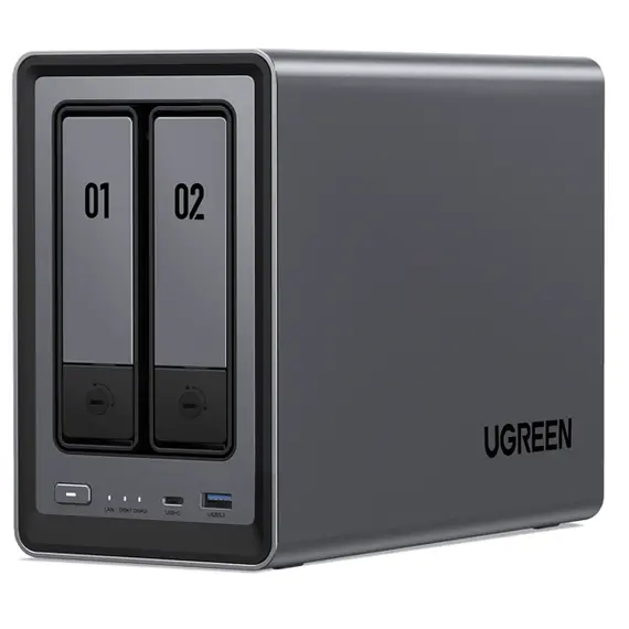 შენახვის სისტემა UGREEN NASync DXP2800 (25369) Dual-slot Desktop NAS, Intel N100, 8GB, Diskless, USB, Type-C, HDMI, RJ45, Space Gray - TechMall.geშენახვის სისტემა UGREEN NASync DXP2800 (25369) Dual-slot Desktop NAS, Intel N100, 8GB, Diskless, USB, Type-C, HDMI, RJ45, Space Gray - TechMall.ge ,შენახვის სისტემა UGREEN NASync DXP2800 (25369) Dual-slot Desktop NAS, Intel N100, 8GB, Diskless, USB, Type-C, HDMI, RJ45, Space Gray - TechMall.ge