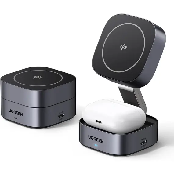 უსადენო დამტენი UGREEEN W702 (35316) MagFlow Qi2, 25W, Magnetic Foldable Charging Station, Dark Gray - TechMall.geუსადენო დამტენი UGREEEN W702 (35316) MagFlow Qi2, 25W, Magnetic Foldable Charging Station, Dark Gray - TechMall.ge ,უსადენო დამტენი UGREEEN W702 (35316) MagFlow Qi2, 25W, Magnetic Foldable Charging Station, Dark Gray - TechMall.ge