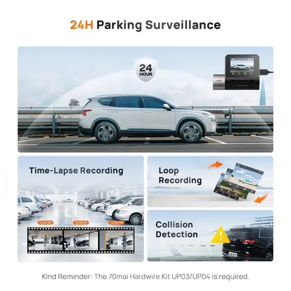 მანქანის ვიდეო რეგისტრატორი 70mai Dash Cam A200, 130°, Car Video Recorder, Black, 6 image - TechMall.geმანქანის ვიდეო რეგისტრატორი 70mai Dash Cam A200, 130°, Car Video Recorder, Black, 6 image - TechMall.ge ,მანქანის ვიდეო რეგისტრატორი 70mai Dash Cam A200, 130°, Car Video Recorder, Black, 6 image - TechMall.ge