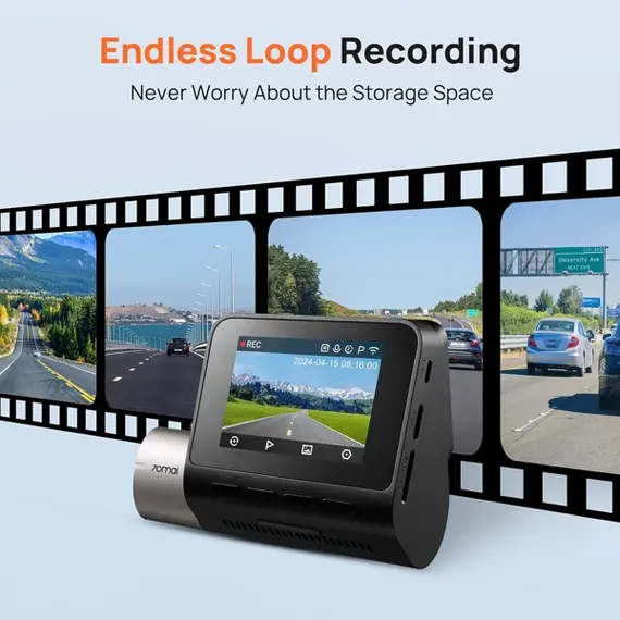 მანქანის ვიდეო რეგისტრატორი 70mai Dash Cam A510-1, Built in GPS, 140°/130°, Car Video Recorder, Black, 5 image - TechMall.geმანქანის ვიდეო რეგისტრატორი 70mai Dash Cam A510-1, Built in GPS, 140°/130°, Car Video Recorder, Black, 5 image - TechMall.ge ,მანქანის ვიდეო რეგისტრატორი 70mai Dash Cam A510-1, Built in GPS, 140°/130°, Car Video Recorder, Black, 5 image - TechMall.ge