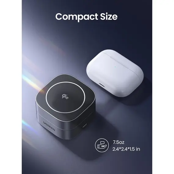 უსადენო დამტენი UGREEEN W702 (35316) MagFlow Qi2, 25W, Magnetic Foldable Charging Station, Dark Gray, 3 image - TechMall.geუსადენო დამტენი UGREEEN W702 (35316) MagFlow Qi2, 25W, Magnetic Foldable Charging Station, Dark Gray, 3 image - TechMall.ge ,უსადენო დამტენი UGREEEN W702 (35316) MagFlow Qi2, 25W, Magnetic Foldable Charging Station, Dark Gray, 3 image - TechMall.ge