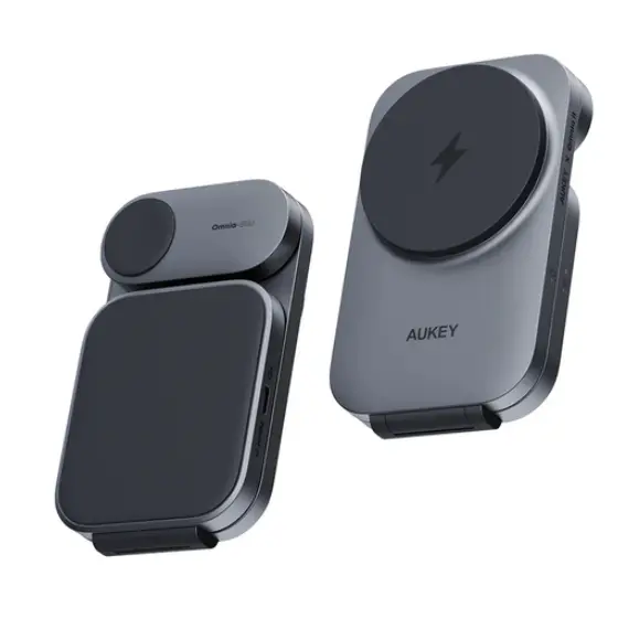 უსადენო დამტენი Aukey 3 in-1 15W LC-MC312 MagFusion Z Qi2 Foldable Wireless Charging Station - Gray - TechMall.geუსადენო დამტენი Aukey 3 in-1 15W LC-MC312 MagFusion Z Qi2 Foldable Wireless Charging Station - Gray - TechMall.ge ,უსადენო დამტენი Aukey 3 in-1 15W LC-MC312 MagFusion Z Qi2 Foldable Wireless Charging Station - Gray - TechMall.ge