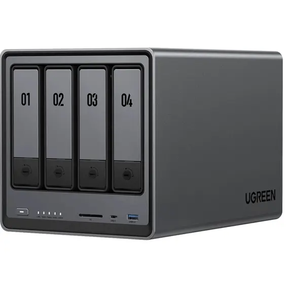 შენახვის სისტემა UGREEN NASync DXP4800 (25372B), Intel N100, 8GB, Diskless, RJ45, USB, Type-C, HDMI, Space Gray - TechMall.geშენახვის სისტემა UGREEN NASync DXP4800 (25372B), Intel N100, 8GB, Diskless, RJ45, USB, Type-C, HDMI, Space Gray - TechMall.ge ,შენახვის სისტემა UGREEN NASync DXP4800 (25372B), Intel N100, 8GB, Diskless, RJ45, USB, Type-C, HDMI, Space Gray - TechMall.ge