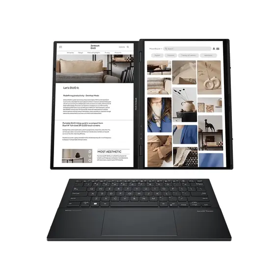 ნოუთბუქი Asustek Zenbook DUO (2025) EVO 14''  OLED U7 Ultra 7 255H 16GB 1TB SSD  Intel  graphics WIN 11 HOME GREY, 2 image - TechMall.geნოუთბუქი Asustek Zenbook DUO (2025) EVO 14''  OLED U7 Ultra 7 255H 16GB 1TB SSD  Intel  graphics WIN 11 HOME GREY, 2 image - TechMall.ge ,ნოუთბუქი Asustek Zenbook DUO (2025) EVO 14''  OLED U7 Ultra 7 255H 16GB 1TB SSD  Intel  graphics WIN 11 HOME GREY, 2 image - TechMall.ge