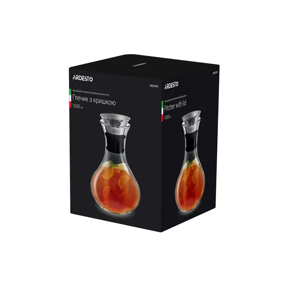 მინის დოქი ARDESTO Pitcher with lid, 1000 ml, borosilicate glass, s/s, 2 image - TechMall.geმინის დოქი ARDESTO Pitcher with lid, 1000 ml, borosilicate glass, s/s, 2 image - TechMall.ge ,მინის დოქი ARDESTO Pitcher with lid, 1000 ml, borosilicate glass, s/s, 2 image - TechMall.ge