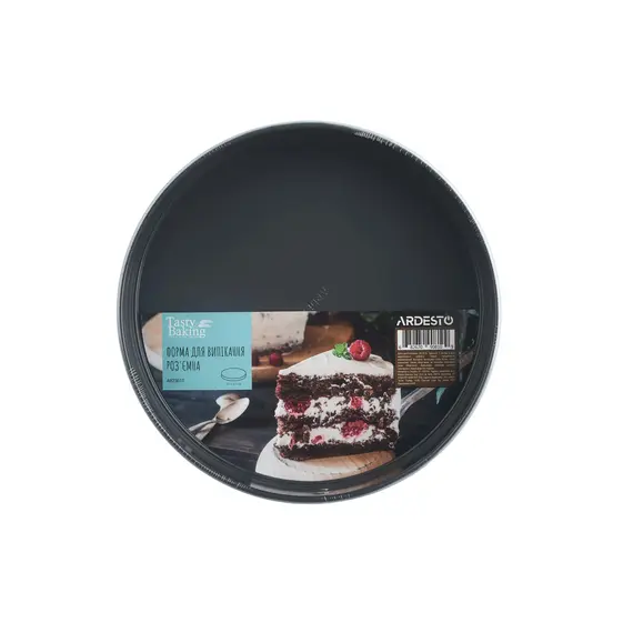 საცხობი ფორმა Springform pan with stainless steel Ardesto Tasty baking lock 26cm,  carbon steel, 5 image - TechMall.geსაცხობი ფორმა Springform pan with stainless steel Ardesto Tasty baking lock 26cm,  carbon steel, 5 image - TechMall.ge ,საცხობი ფორმა Springform pan with stainless steel Ardesto Tasty baking lock 26cm,  carbon steel, 5 image - TechMall.ge