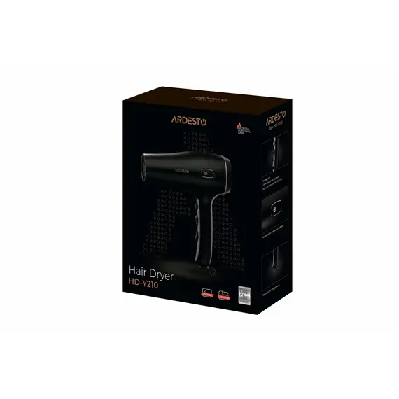 თმის საშრობი ARDESTO Hair dryer  HD-Y210, 5 image - TechMall.geთმის საშრობი ARDESTO Hair dryer  HD-Y210, 5 image - TechMall.ge ,თმის საშრობი ARDESTO Hair dryer  HD-Y210, 5 image - TechMall.ge