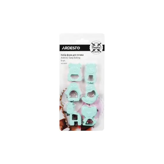 გამოსაცხობი ფორმა ARDESTO Animals Biscuit Moulds 6 pcs, tiffany blue, 3 image - TechMall.geგამოსაცხობი ფორმა ARDESTO Animals Biscuit Moulds 6 pcs, tiffany blue, 3 image - TechMall.ge ,გამოსაცხობი ფორმა ARDESTO Animals Biscuit Moulds 6 pcs, tiffany blue, 3 image - TechMall.ge