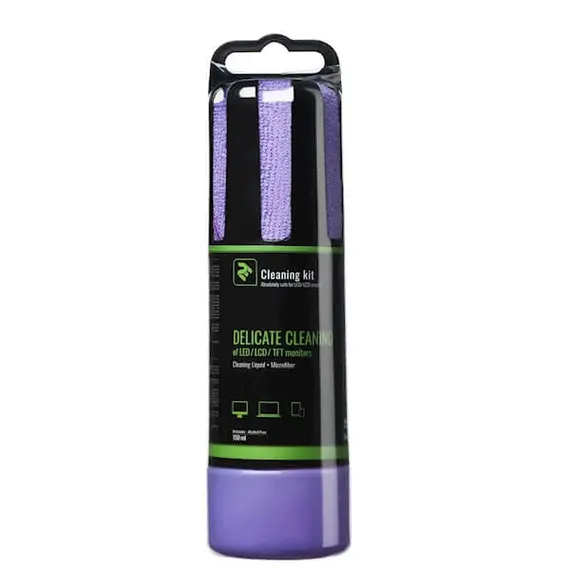 მონიტორის საწმენდი 2E Cleaning Kit  150ml Liquid for LED / LCD + Cloth, Violet, 2 image - TechMall.geმონიტორის საწმენდი 2E Cleaning Kit  150ml Liquid for LED / LCD + Cloth, Violet, 2 image - TechMall.ge ,მონიტორის საწმენდი 2E Cleaning Kit  150ml Liquid for LED / LCD + Cloth, Violet, 2 image - TechMall.ge