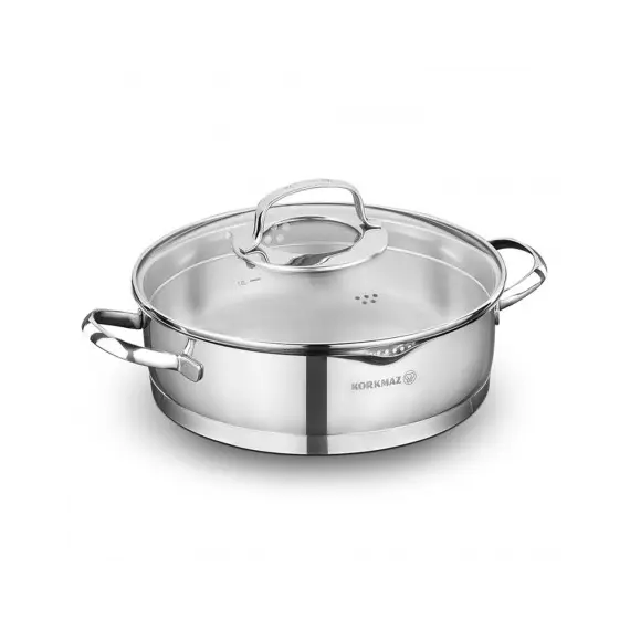 ქვაბი KORKMAZ A1994 LOW CASSEROLE 24x7 cm / 3.0 l - TechMall.geქვაბი KORKMAZ A1994 LOW CASSEROLE 24x7 cm / 3.0 l - TechMall.ge ,ქვაბი KORKMAZ A1994 LOW CASSEROLE 24x7 cm / 3.0 l - TechMall.ge