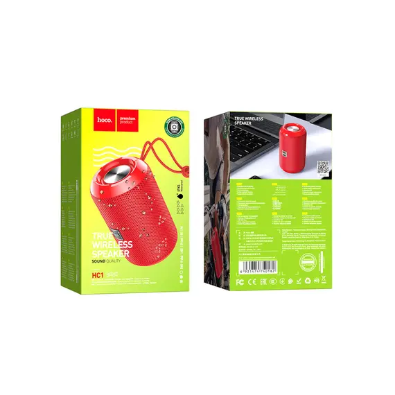 უსადენო დინამიკი HOCO HC1 Trendy sound sports wireless speaker - Red, 3 image - TechMall.geუსადენო დინამიკი HOCO HC1 Trendy sound sports wireless speaker - Red, 3 image - TechMall.ge ,უსადენო დინამიკი HOCO HC1 Trendy sound sports wireless speaker - Red, 3 image - TechMall.ge