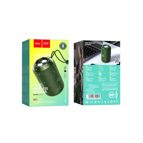 უსადენო დინამიკი HOCO HC1 Trendy sound sports wireless speaker - Green, 2 image - TechMall.geუსადენო დინამიკი HOCO HC1 Trendy sound sports wireless speaker - Green, 2 image - TechMall.ge ,უსადენო დინამიკი HOCO HC1 Trendy sound sports wireless speaker - Green, 2 image - TechMall.ge