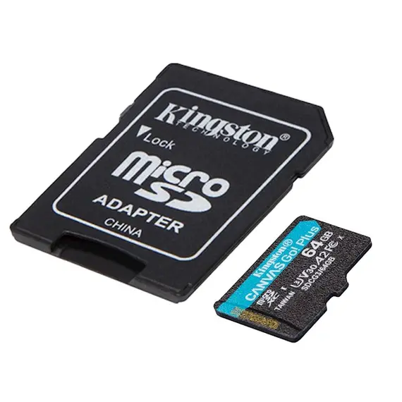 მეხსიერების ბარათი Kingston 128GB microSDXC C10 UHS-I U3 A2 R170/W90MB/s SD, 2 image - TechMall.geმეხსიერების ბარათი Kingston 128GB microSDXC C10 UHS-I U3 A2 R170/W90MB/s SD, 2 image - TechMall.ge ,მეხსიერების ბარათი Kingston 128GB microSDXC C10 UHS-I U3 A2 R170/W90MB/s SD, 2 image - TechMall.ge