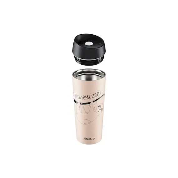 თერმოსი Ardesto Travel mug Coffee time Bradypus 450 ml, 5 image - TechMall.geთერმოსი Ardesto Travel mug Coffee time Bradypus 450 ml, 5 image - TechMall.ge ,თერმოსი Ardesto Travel mug Coffee time Bradypus 450 ml, 5 image - TechMall.ge