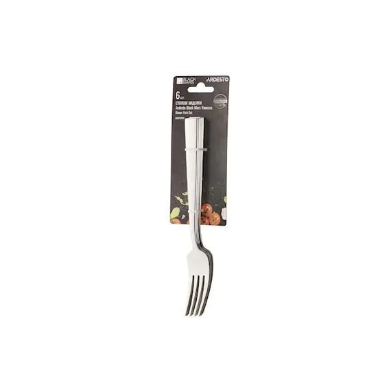 ჩანგლების ნაკრები Ardesto AR0706VF Table forks set Black Mars Vanessa 6pcs. Stainless Steel, 3 image - TechMall.geჩანგლების ნაკრები Ardesto AR0706VF Table forks set Black Mars Vanessa 6pcs. Stainless Steel, 3 image - TechMall.ge ,ჩანგლების ნაკრები Ardesto AR0706VF Table forks set Black Mars Vanessa 6pcs. Stainless Steel, 3 image - TechMall.ge