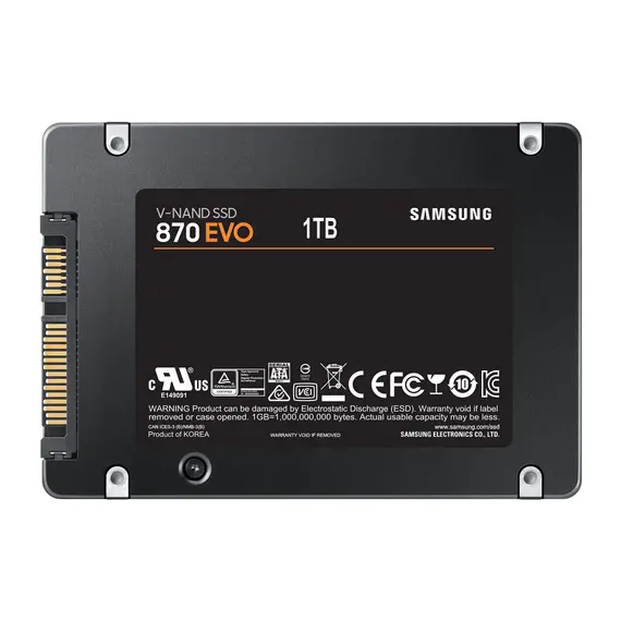 SSD დისკი Samsung 870 EVO 1TB (MZ-77E1T0BW), 2 image - TechMall.geSSD დისკი Samsung 870 EVO 1TB (MZ-77E1T0BW), 2 image - TechMall.ge ,SSD დისკი Samsung 870 EVO 1TB (MZ-77E1T0BW), 2 image - TechMall.ge