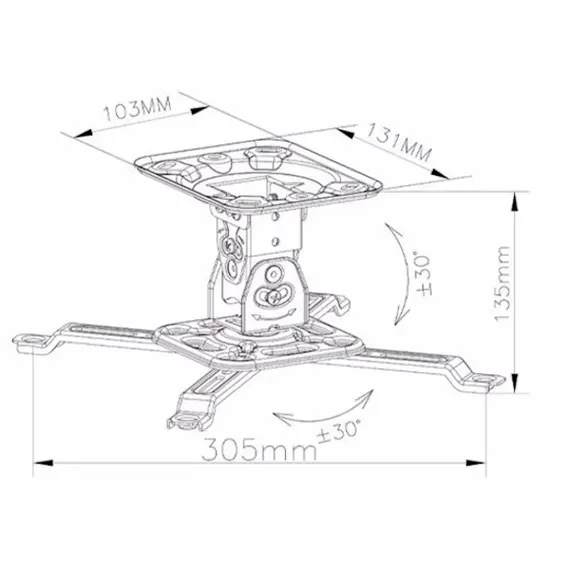 პროექტორის საკიდი 360° გრადუსით მბრუნავი ALLSCREEN PROJECTOR CELLING MOUNT CPMSR-360 ROTATE 360°, 5 image - TechMall.geპროექტორის საკიდი 360° გრადუსით მბრუნავი ALLSCREEN PROJECTOR CELLING MOUNT CPMSR-360 ROTATE 360°, 5 image - TechMall.ge ,პროექტორის საკიდი 360° გრადუსით მბრუნავი ALLSCREEN PROJECTOR CELLING MOUNT CPMSR-360 ROTATE 360°, 5 image - TechMall.ge