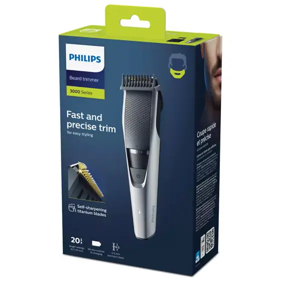 წვერის საკრეჭი ტრიმერი Philips BT3222/14, 4 image - TechMall.geწვერის საკრეჭი ტრიმერი Philips BT3222/14, 4 image - TechMall.ge ,წვერის საკრეჭი ტრიმერი Philips BT3222/14, 4 image - TechMall.ge