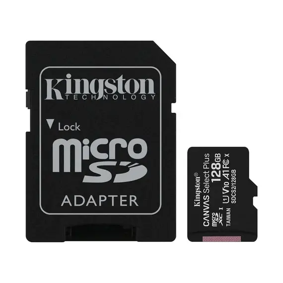 ფლეშ მეხსიერება Kingston 128GB Canvas Select Plus With Adapter (SDCS2/128GB), 2 image - TechMall.geფლეშ მეხსიერება Kingston 128GB Canvas Select Plus With Adapter (SDCS2/128GB), 2 image - TechMall.ge ,ფლეშ მეხსიერება Kingston 128GB Canvas Select Plus With Adapter (SDCS2/128GB), 2 image - TechMall.ge