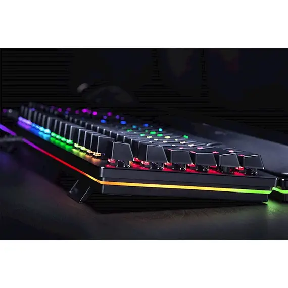 კლავიატურა Razer RZ03-01870700-R3R1 Gaming Keyboard Huntsman Elite, Clicky Optical Purple Switch, USB, RGB, Black, 7 image - TechMall.geკლავიატურა Razer RZ03-01870700-R3R1 Gaming Keyboard Huntsman Elite, Clicky Optical Purple Switch, USB, RGB, Black, 7 image - TechMall.ge ,კლავიატურა Razer RZ03-01870700-R3R1 Gaming Keyboard Huntsman Elite, Clicky Optical Purple Switch, USB, RGB, Black, 7 image - TechMall.ge
