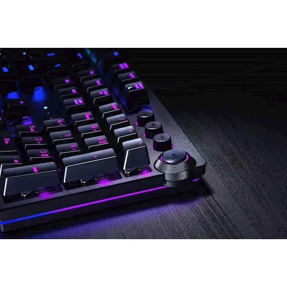 კლავიატურა Razer RZ03-01870700-R3R1 Gaming Keyboard Huntsman Elite, Clicky Optical Purple Switch, USB, RGB, Black, 4 image - TechMall.geკლავიატურა Razer RZ03-01870700-R3R1 Gaming Keyboard Huntsman Elite, Clicky Optical Purple Switch, USB, RGB, Black, 4 image - TechMall.ge ,კლავიატურა Razer RZ03-01870700-R3R1 Gaming Keyboard Huntsman Elite, Clicky Optical Purple Switch, USB, RGB, Black, 4 image - TechMall.ge